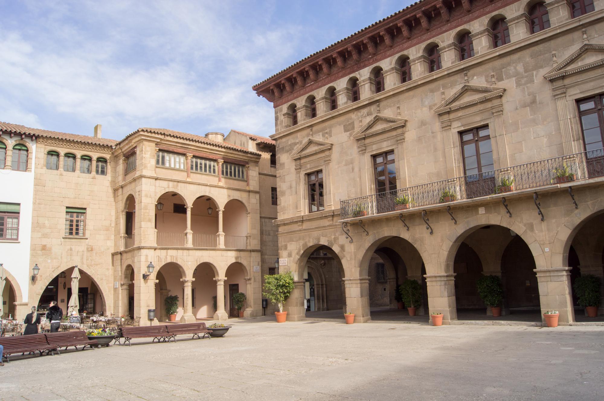 Spanish Village (Poble Espanyol) in Barcelona