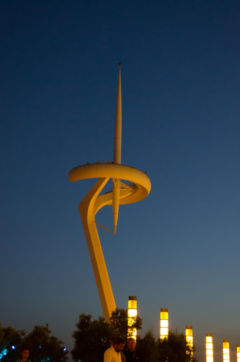 Montjuïc Communications Tower in Barcelona