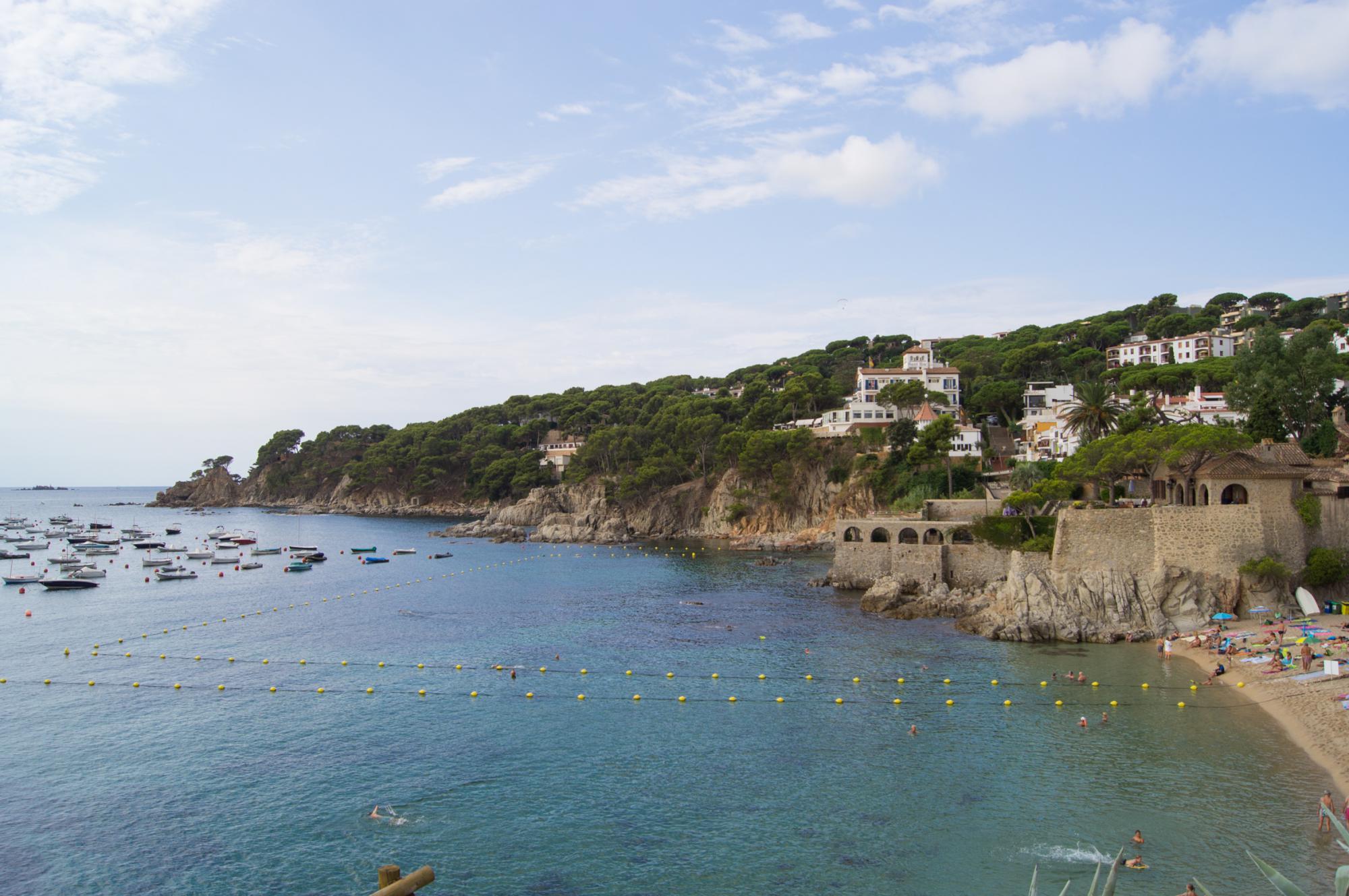 Calella de Palafrugell town on the Costa Brava