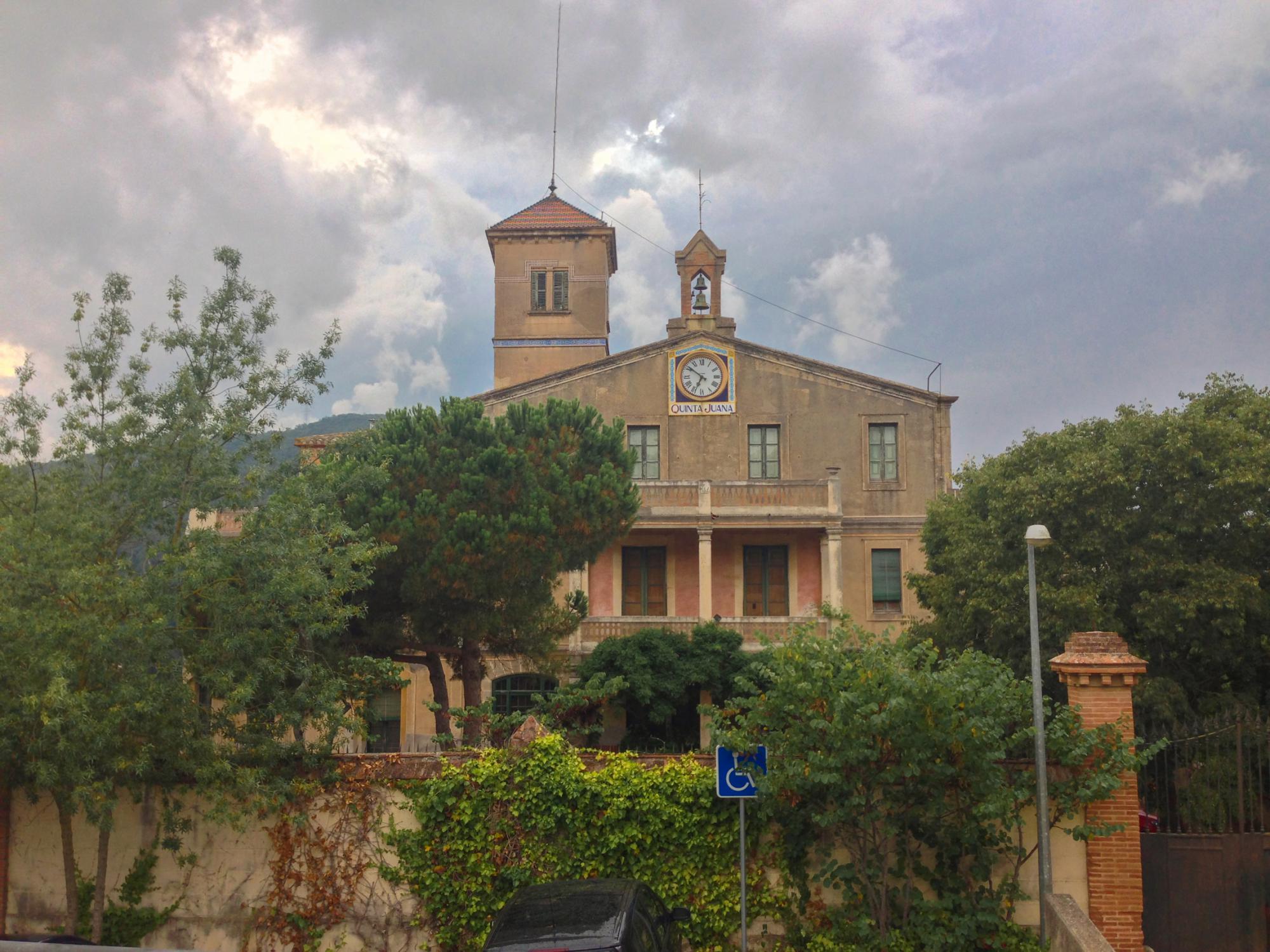 Villa Joana, in which the museum of Verdaguer is located, in the suburbs of Barcelona