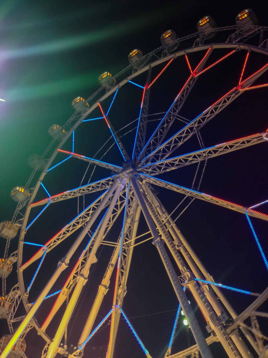 Ferris wheel at the Pla de Miquel Tarradell in Barcelona