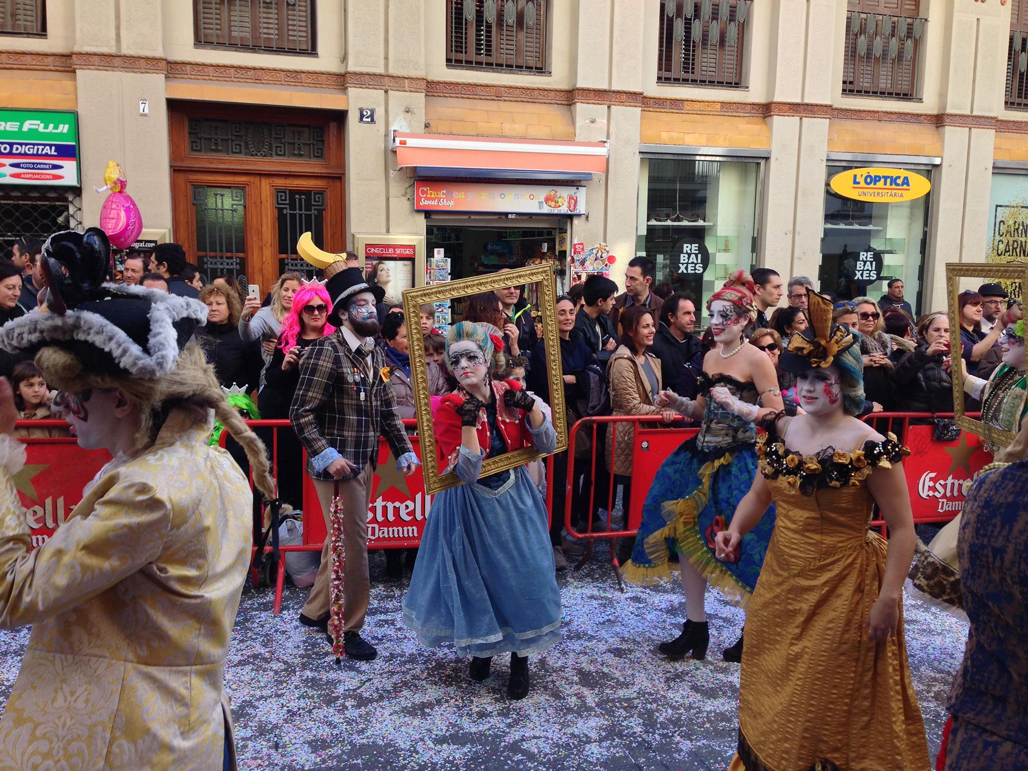 Carnival in Sitges in Catalonia