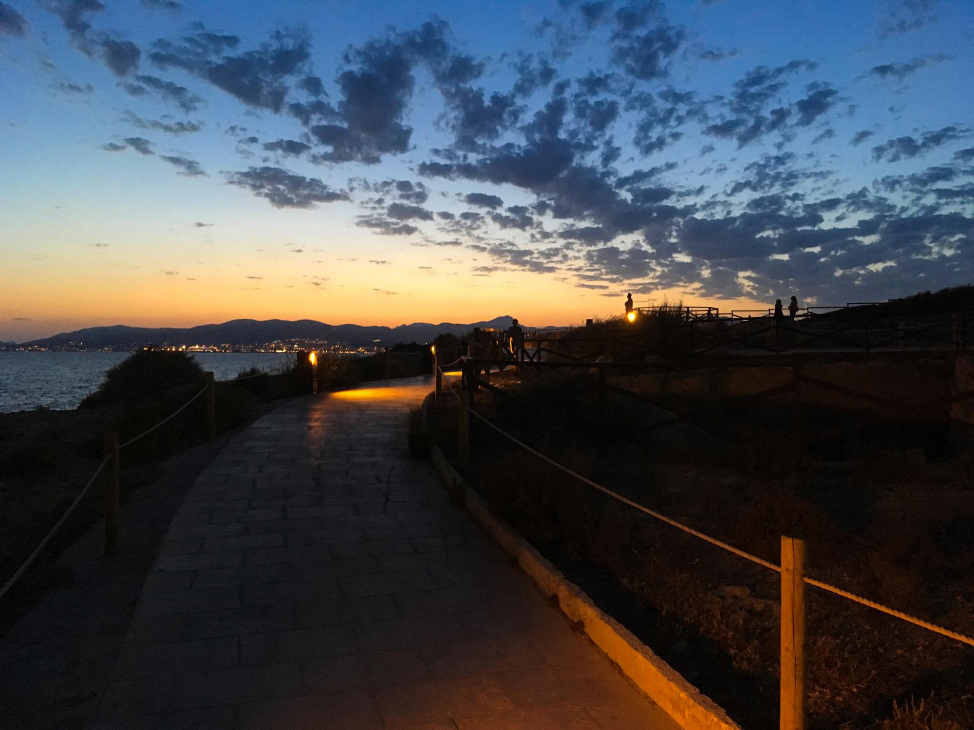 Sunset in Es Carnatge nature reserve, Mallorca